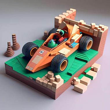 3D модель Гра Super Pixel Racers (STL)